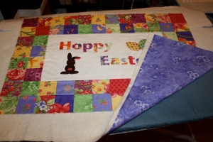 The finished fused quilt.